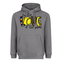 Storm for the love of the game softball Heavyweight Hoodie - CowhideDigitalArt