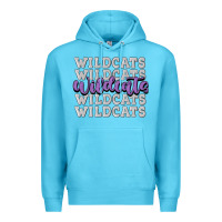 Ocean Blue wildcats football Premium Hoodie - MaliasSmallBusiness