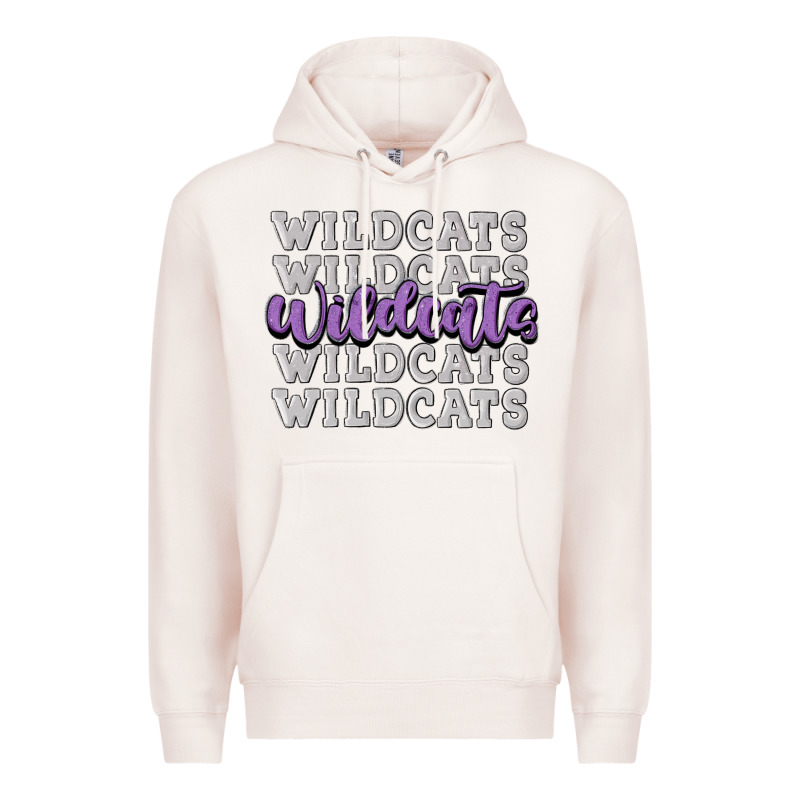 Wildcats Football Premium Hoodie by MaliasSmallBusiness | Teevron