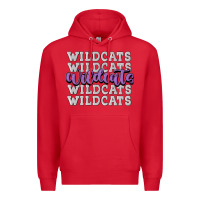 Red wildcats football Premium Hoodie - MaliasSmallBusiness