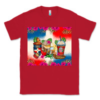 Red dominican republic coffee cups Classic Tee - Zillion Design Studio