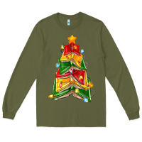 Christmas Book Tree Long Sleeve Tee | Teevron