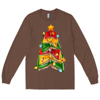 Chestnut christmas book tree Long Sleeve Tee - Zillion Design Studio