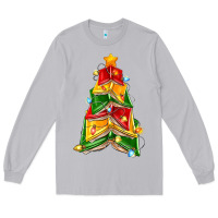Moon Dust christmas book tree Long Sleeve Tee - Zillion Design Studio