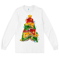 White christmas book tree Long Sleeve Tee - Zillion Design Studio