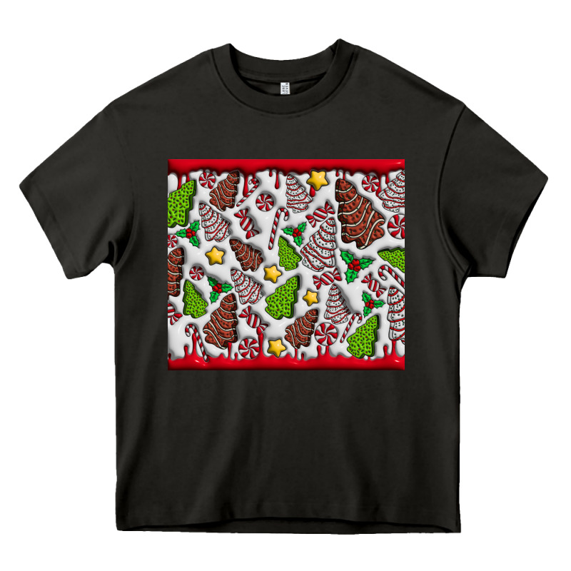 Christmas Cakes Heavy Core Tee by CowhideDigitalArt | Teevron