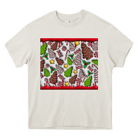 Cream Christmas Cakes Heavy Core Tee - CowhideDigitalArt