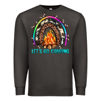 Smoke let's go camping rainbow Premium Sweatshirt - JahusDesignShop
