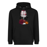 Black halloween roses wine Heavyweight Hoodie - FaDigitalArtStudio