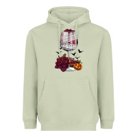Matcha halloween roses wine Heavyweight Hoodie - FaDigitalArtStudio