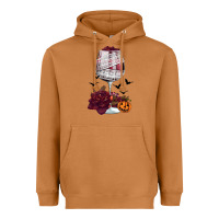 Meerkat halloween roses wine Heavyweight Hoodie - FaDigitalArtStudio