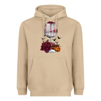 Mushroom halloween roses wine Heavyweight Hoodie - FaDigitalArtStudio