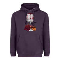 Plum halloween roses wine Heavyweight Hoodie - FaDigitalArtStudio