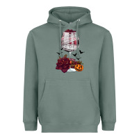 Halloween Roses Wine Heavyweight Hoodie | Teevron