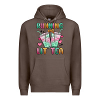 Coffee running on lit tea Premium Hoodie - MaliasSmallBusiness