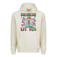 Oatmeal Heather running on lit tea Premium Hoodie - MaliasSmallBusiness