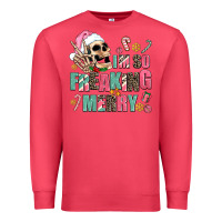 Cardinal i m so freaking merry Premium Sweatshirt - AdoDesignShop