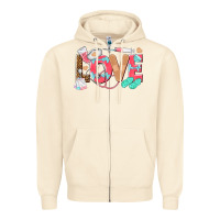 Sandshell nurse love Zipper Hoodie - texasbilliewilder