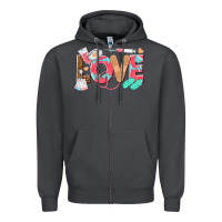 Smoke nurse love Zipper Hoodie - texasbilliewilder