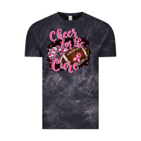 Cloud Black cheer for the cure Vintage Tee - BarkalooDesign