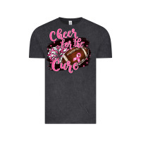 Vintage Black cheer for the cure Vintage Tee - BarkalooDesign