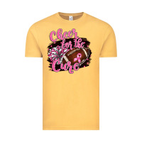 Vintage Mustard cheer for the cure Vintage Tee - BarkalooDesign