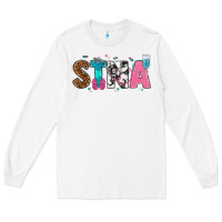 White stna Long Sleeve Tee - texasbilliewilder