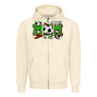 Sandshell mom soccer Zipper Hoodie - Zillion Design Studio