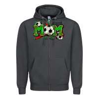 Smoke mom soccer Zipper Hoodie - Zillion Design Studio