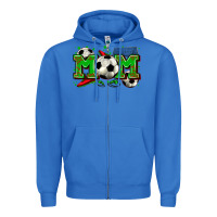 True Royal mom soccer Zipper Hoodie - Zillion Design Studio