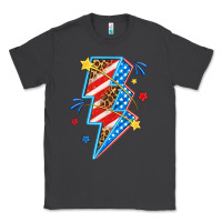Smoke America lightning bolt Classic Tee - texasbilliewilder