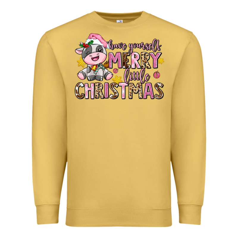 Have Yourself Merry Little Christmas Premium Sweatshirt by AdoDesignShop | Teevron