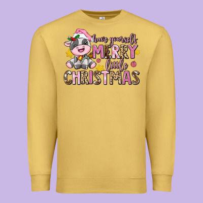 Have Yourself Merry Little Christmas Premium Sweatshirt Designed By Adodesignshop