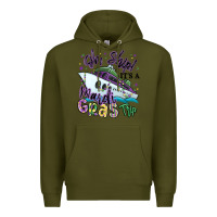 Army Green oh ship it's a mardi gras trip Premium Hoodie - MaliasSmallBusiness