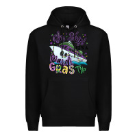 Black oh ship it's a mardi gras trip Premium Hoodie - MaliasSmallBusiness