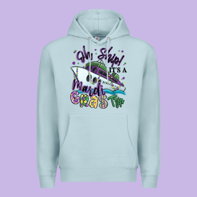 Oh Ship It's A Mardi Gras Trip Premium Hoodie Designed By Maliassmallbusiness