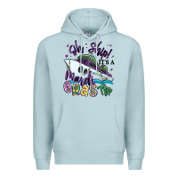 Blue Mist oh ship it's a mardi gras trip Premium Hoodie - MaliasSmallBusiness