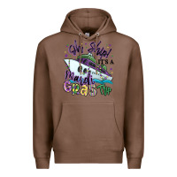 Chestnut oh ship it's a mardi gras trip Premium Hoodie - MaliasSmallBusiness