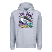 Heather Grey oh ship it's a mardi gras trip Premium Hoodie - MaliasSmallBusiness