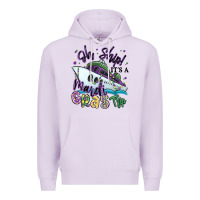 Lilac oh ship it's a mardi gras trip Premium Hoodie - MaliasSmallBusiness