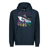 Navy oh ship it's a mardi gras trip Premium Hoodie - MaliasSmallBusiness