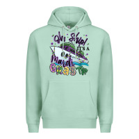 Seafoam oh ship it's a mardi gras trip Premium Hoodie - MaliasSmallBusiness