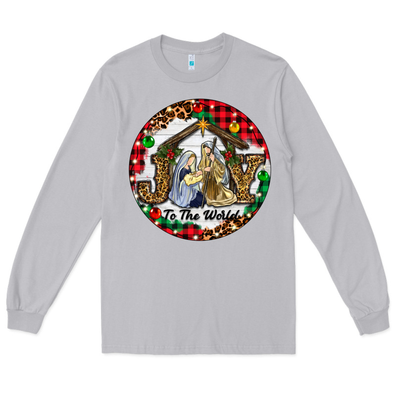 Christmas Joy To The World Long Sleeve Tee by RanaPortraitStore | Teevron