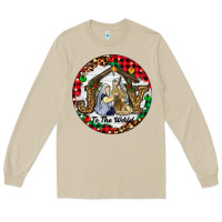 Mushroom Christmas Joy To The World Long Sleeve Tee - RanaPortraitStore