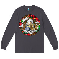 Smoke Christmas Joy To The World Long Sleeve Tee - RanaPortraitStore