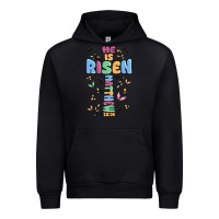 Black he is risen cross Urban Hoodie - MaliasSmallBusiness