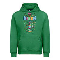 Emerald he is risen cross Urban Hoodie - MaliasSmallBusiness