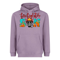 Lavender firefighter son boy Heavyweight Hoodie - HRA Design Shop