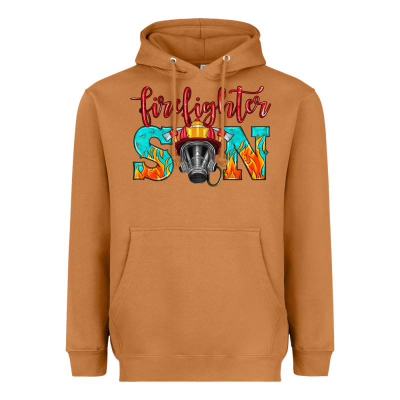 Firefighter Son Boy Heavyweight Hoodie by HRA Design Shop | Teevron