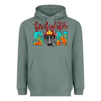 Sage firefighter son boy Heavyweight Hoodie - HRA Design Shop